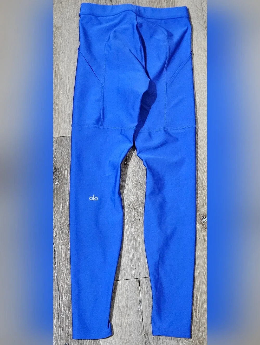 Alo Bright Blue High Waist Airlift 4 Pocket Utility Leggings Womens Size Small